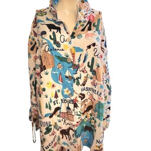 John Mark Multicolor Graphic Tunic
